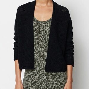 Marco Polo Black Knit Cardigan
